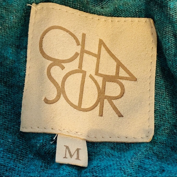 CHASER Teal Halter Drape Back Mini Romper Size Medium - Picture 13 of 16